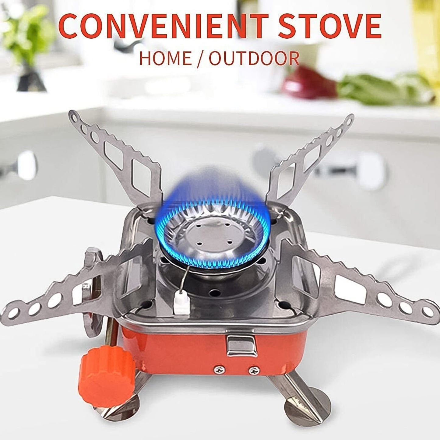 Mini Square Camping Stove, 2800W (1 Pc)