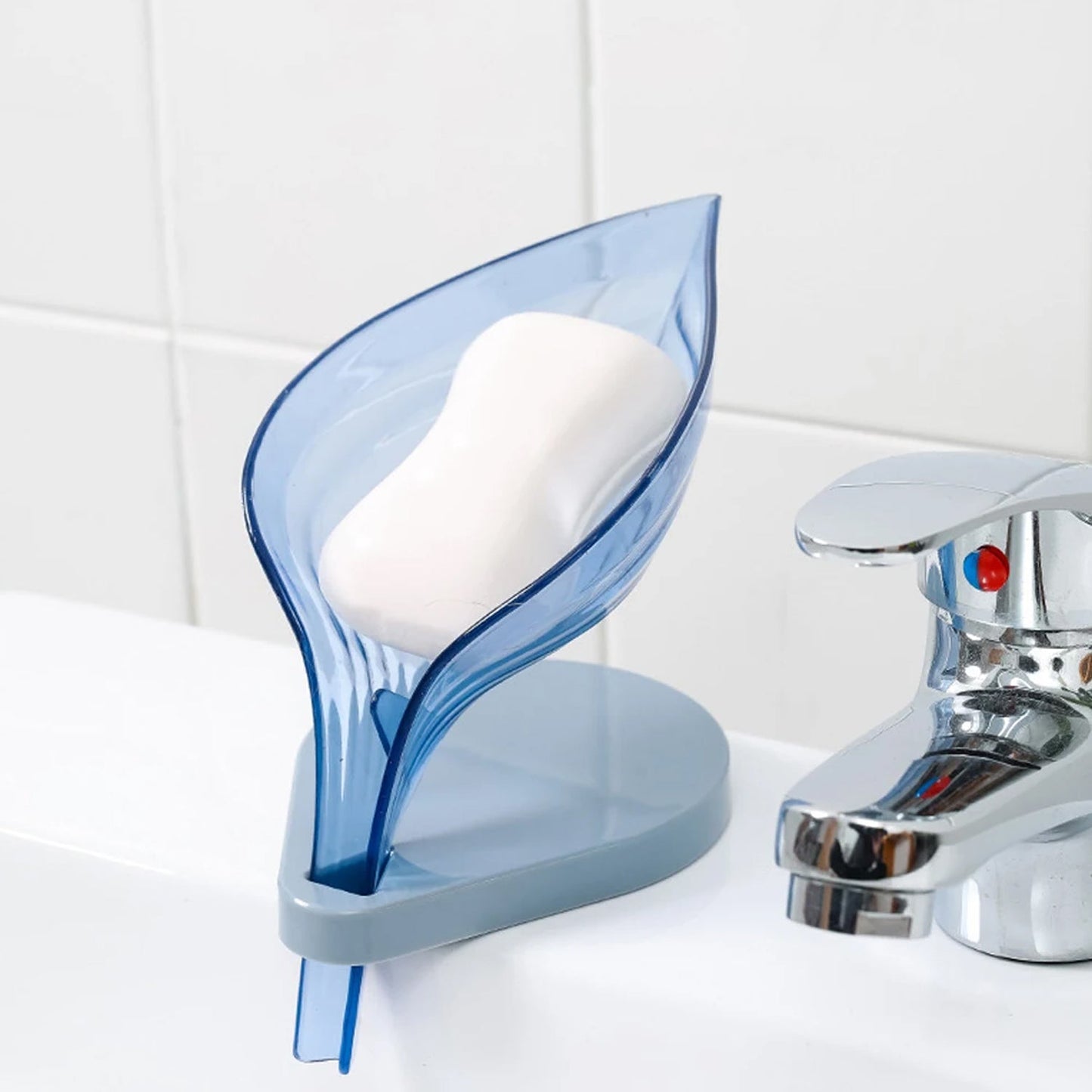 Plastic Leaf Shape Soap Holder