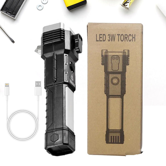 Portable 3w Rechargeable Torch LED Flashlight