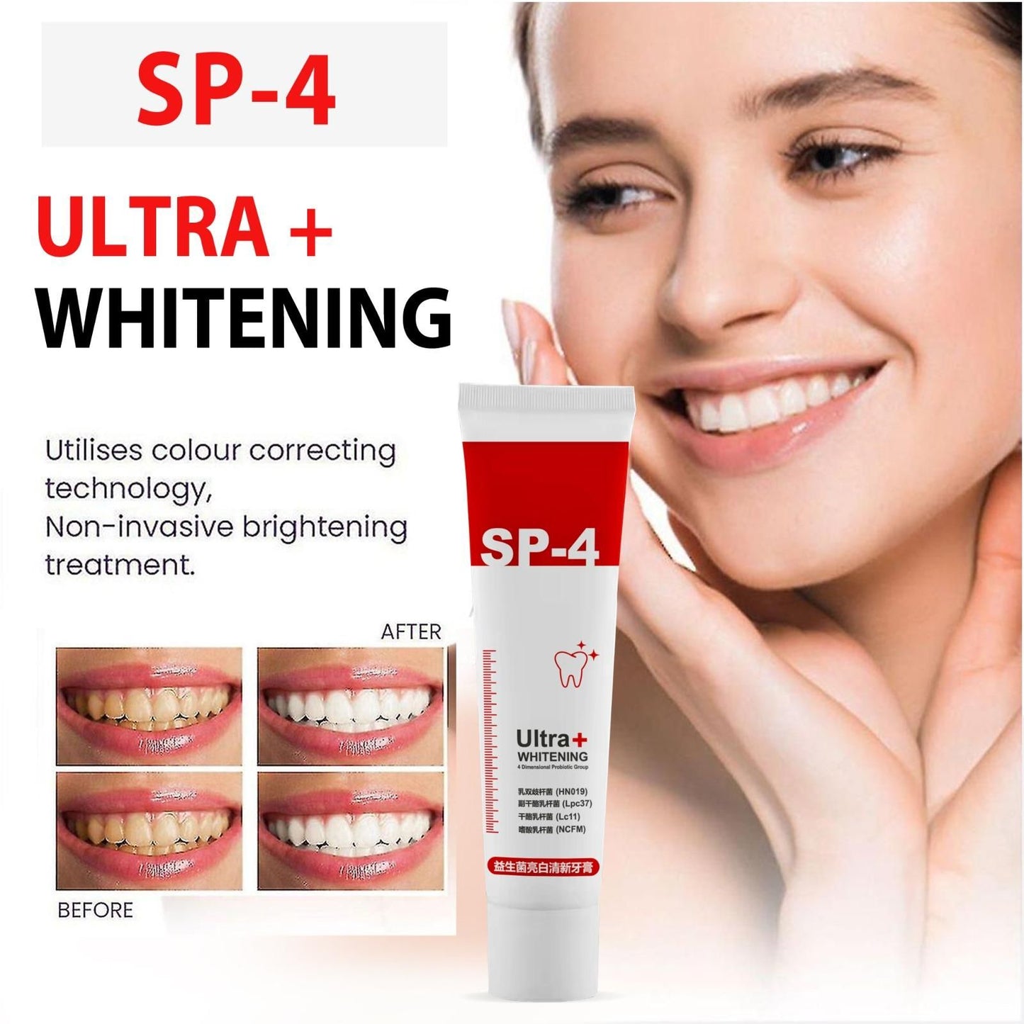 SC™ Probiotic Ultra Whitening Toothpaste ⭐⭐⭐⭐⭐Trusted Formula