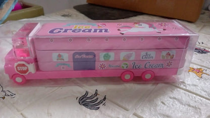 Double Decker Magic Truck Compass Pencil Case